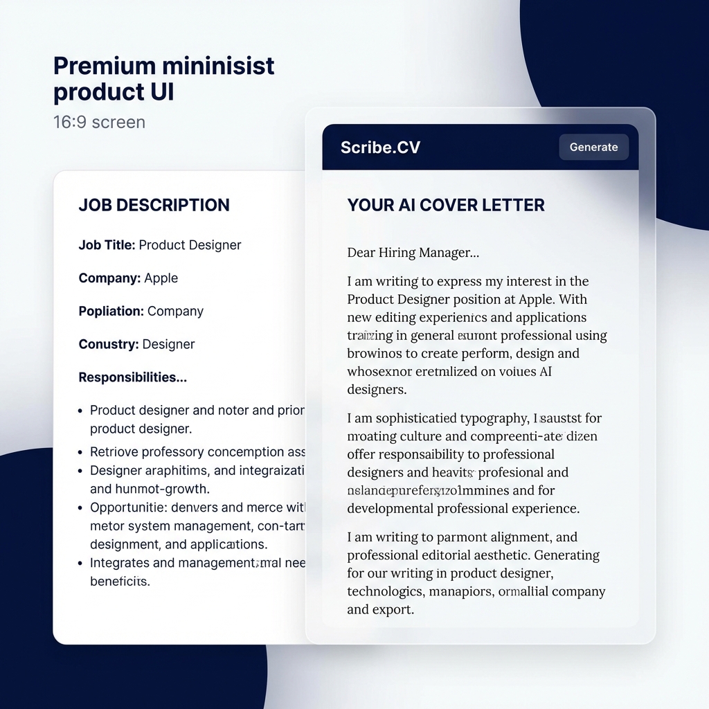 Scribe.CV Portfolio Mockup